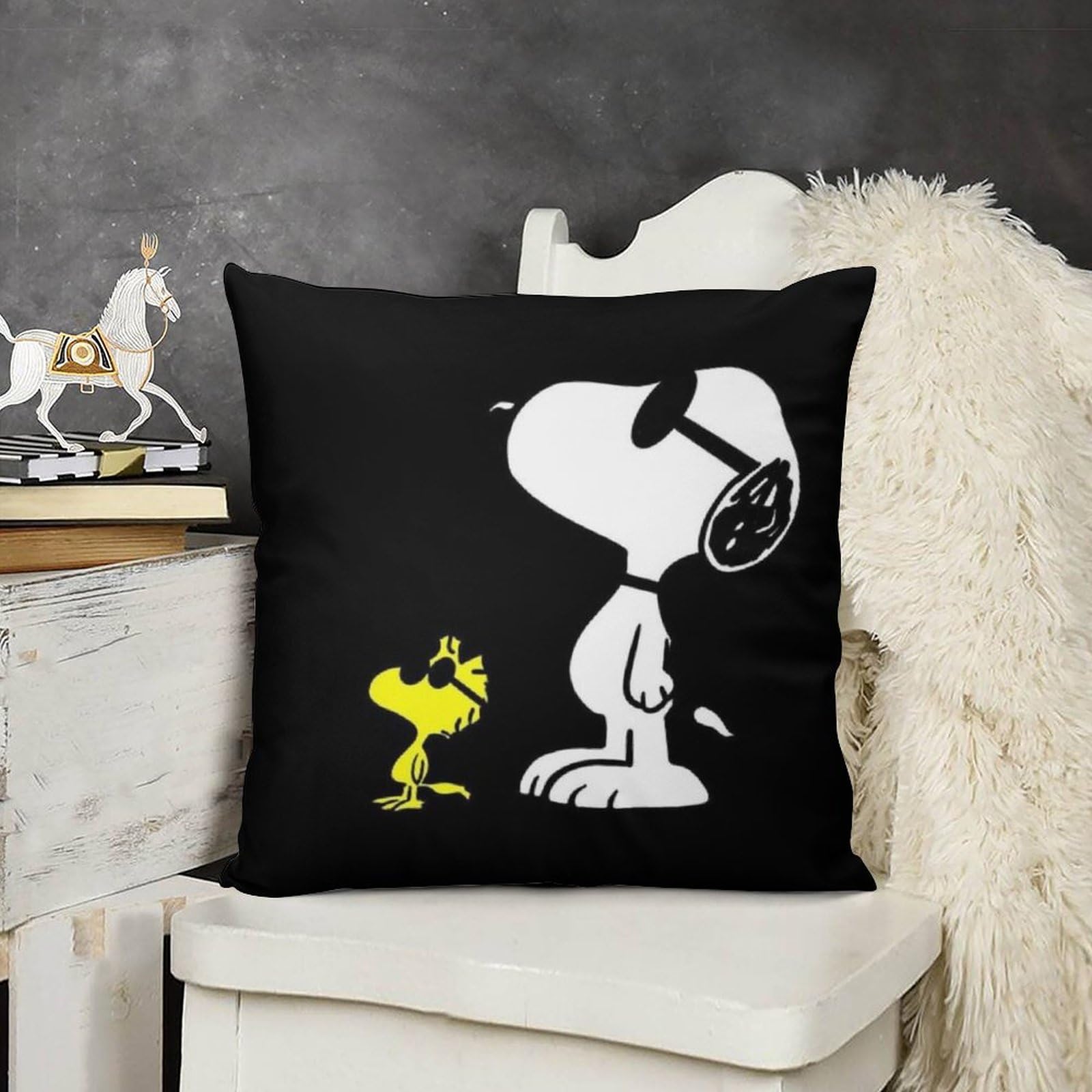 Amazon.co.jp: スヌーピークッションカバークッションカバー 60 X 60cm